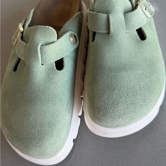 BIRKENSTOCK PAPILLIO BOSTON CHUNKY CLOG SZ 39 WORN LESS THAN 3 TIMES - Picture 11 of 12